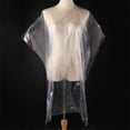 thumbnail image 3 of Disposable Haircut ,  Design Disposable Hair Cutting Aprons Waterproof Transparent Adjustable Size with Barber Tools for Salon, 3 of 8
