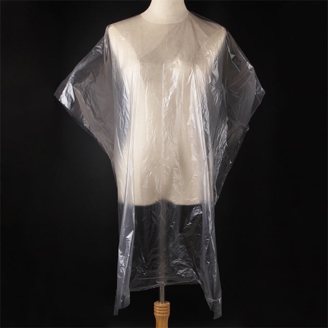 Delantal para corte de pelo, 50 piezas de capas para cortar el pelo, capas impermeables para peluquería, herramientas de peluquería diseñadas para el futuro