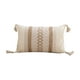 thumbnail image 2 of Funda de almohada con borlas | Cojín decorativo suave de 30 x 50 cm con cremallera oculta | Funda de almohada blanca para dormitorio, sala de estar y oficina, 2 of 6