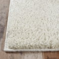 thumbnail image 3 of HomeRoots 486800 8 x 10 ft. Shag Stain Resistant Rectangle Area Rug, Ivory, 3 of 5