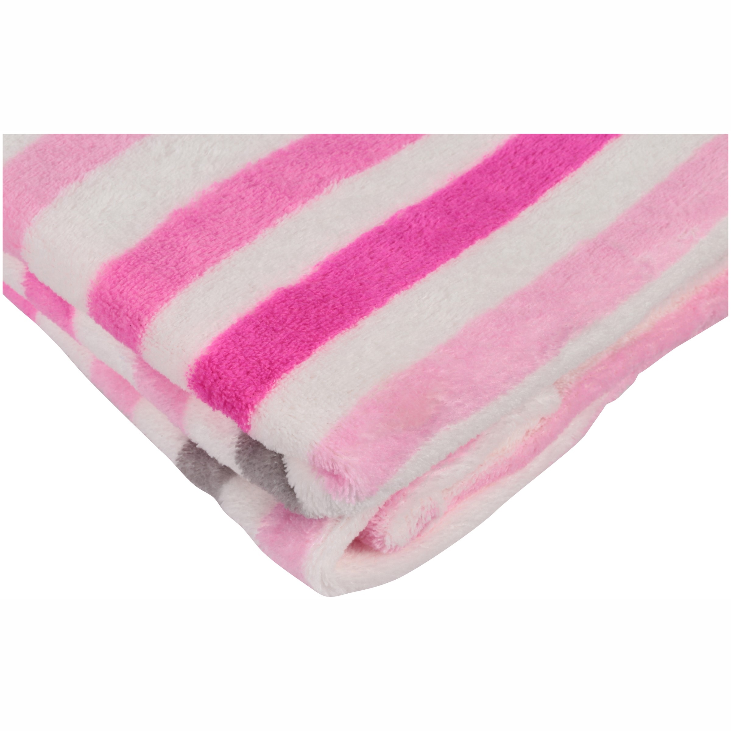 Little Starter Female Plush Blanket Pink 95% Plush Crib Blanket - image 3 of 3
