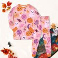 thumbnail image 7 of Enyan Halloween Girls Pajamas Toddler Cute Pumpkin/Ghost Pajamas Long Sleeve Loungewear Sleepwear Set Girls Halloween Pjs(8-9 Years), 7 of 7