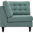 thumbnail image 3 of Modway Empress Canapé d'Angle en Tissu Rembourré, Couleur Laguna, 3 of 4