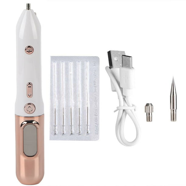 Pluma de eliminación de lunares para el hogar, instrumento de belleza para eliminación de lunares en la cara del hogar, pluma de eliminación de manchas, instalación sin esfuerzo