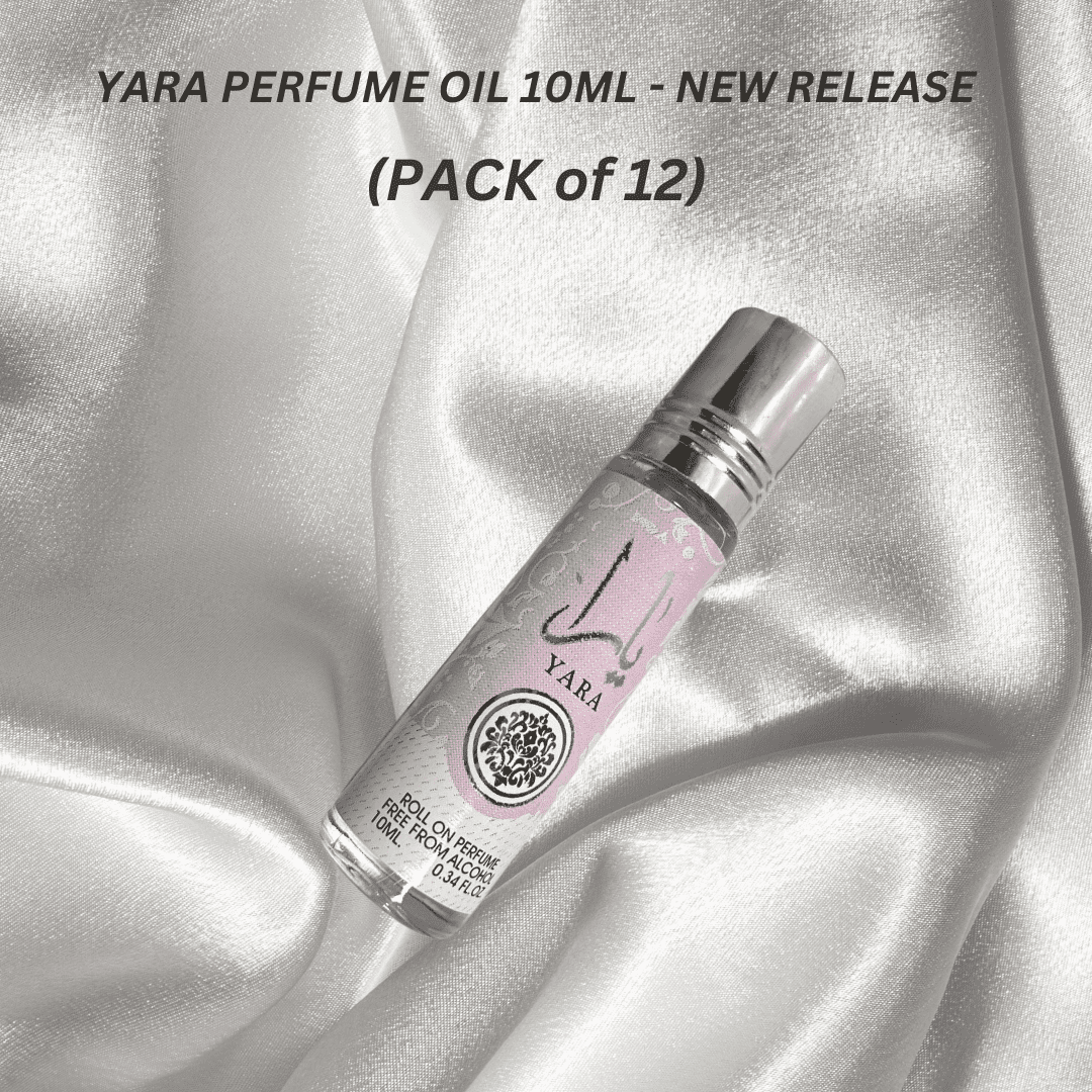 12PCS YARA Roll On Perfume Oil CPO - 10ML (0.34 OZ) By Ard Al Zaafaran, Tavel Size Perfume Oils. (PACK of 12)