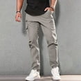 thumbnail image 2 of Men's Cargo Pants Relaxed Fit - Sport Pants Jogger Sweatpants, Drawstring Outdoor Trousers with Pockets, 2 of 6