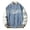 Light Blue, variant on Men's Hip Hop Baseball Jacket, Stand Up Collar Loose Athletic Style, Casual Coat for Streetwear Daily Wear