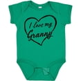 thumbnail image 3 of Inktastic I Love My Granny in Black Chalk Heart Boys or Girls Baby Bodysuit, 3 of 5