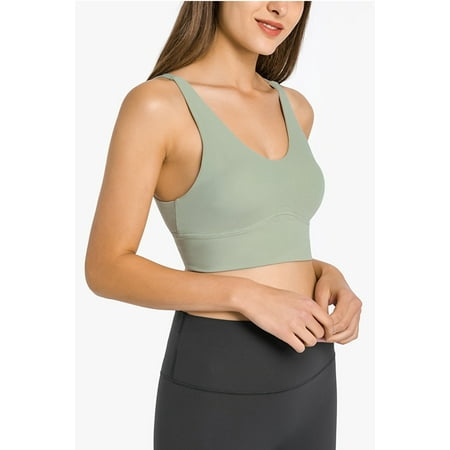 

Crisscross Scoop Neck Sports Bra