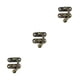 thumbnail image 4 of Scienceny Candado antiguo Cerradura de gancho decorativo Cerradura de seguridad oculta con tornillos Caja de Hardware Regalos Gancho de Type1 NO1, 4 of 6