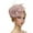 Pink, variant on Women's Retro French Top Hat Headdress Feather Head Flower Evening Lady Hair Accessories Headdress