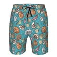thumbnail image 3 of Balery Cute Conch Traje de Baño Estilo Hawaiano para Hombre, Shorts de Secado Rápido con Bolsillos-X-Large, 3 of 6