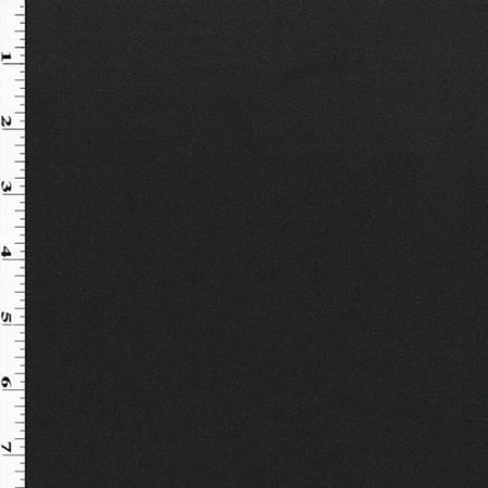 Obsidian Apparel - Obsidian Black Tropical Wool Crepe Dobby Suiting, Fabric By the Yard
