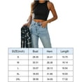 thumbnail image 6 of YAZI Women’s Sexy Sleeveless Racer Back Tank Tops Halter Neck Crop Tops, 6 of 11