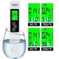 thumbnail image 2 of 1PC White Digital Water Quality Tester TDS EC Meter Range 0 to 9990 Multifunctional Water Purity Temperature TEMP PPM Tester, 2 of 7