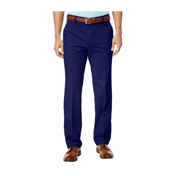 IZOD Mens Performance Casual Chino Pants, Blue, 38W x 34L