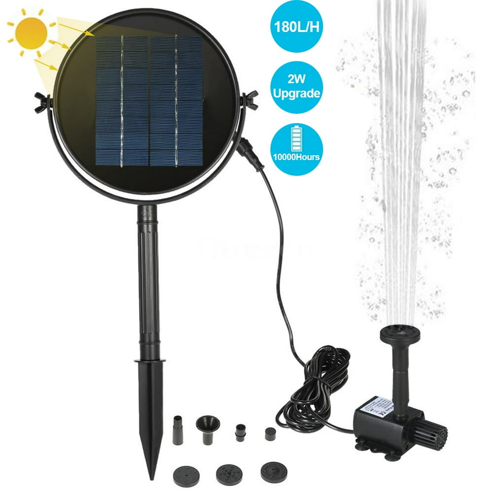 Solar Fountain Kit Solar Fountain Pump Solar Panel with Submersible Pump Solar Powered Fountain