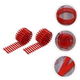 thumbnail image 3 of Minkissy 2Pack Small Decor Fence Mini Fence Red Iron Fairy Garden Theme for Handmade Crafts, 3 of 8