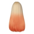 thumbnail image 2 of DOPI Women'S Fashion High Temperature Resistant Silk Synthetic Bangs Long Hair Wig(2Pack), 2 of 5