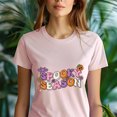 thumbnail image 5 of Spooky Season Shirt | Cute Pastel Halloween T-Shirt for Women, Natural, Size M, 5 of 6