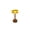E, variant on LED Night Light Acrylic Gift Ambient Light, Table Lamp Bedroom Bedside Decor Light, Warm Yellow Flower Shaped Desk Lamp Mini Portable Nightstand Lamp