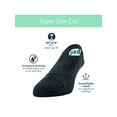 thumbnail image 2 of Peds Women's Super Low Cut Cushion Liner Socks, 3 Pairs, 2 of 6