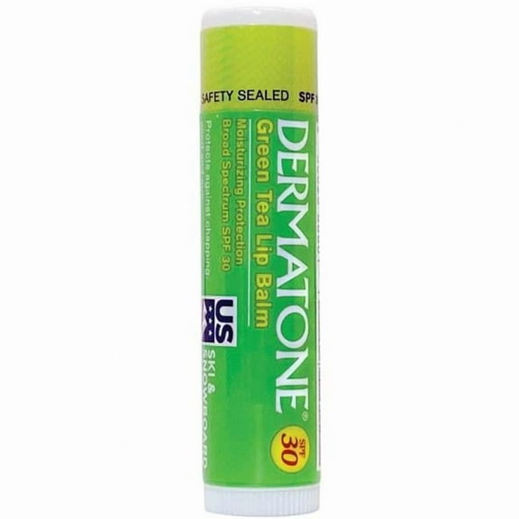 Dermatone 371620 0.15 oz SPF 30 Green Tea Lip Balm