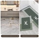 thumbnail image 5 of ¡Artículos en liquidación! Juego de tapetes de cocina, cómodos y antifatiga, resistentes al agua y ergonómicos, para cocina, lavandería y oficina, verdes, para cocina y comedor, Happy Home, FAJHHA, 5 of 7