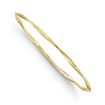 Leslie's Real 10kt Yellow Gold Slip-On Bangle; 7 inch; for Adults and Teens; for Women and Men