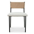 thumbnail image 4 of Moe's Home Collection Foley Dining Chair Fabric White, 4 of 10
