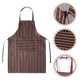 thumbnail image 1 of unbranded 2Ud Delantal Coffee Para Cocina Con De Rayas Y Bolsillos Ideal Para Cocineros Y Parrillas, 1 of 8