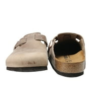 Birkenstock Unisex Boston BS Oiled Leather Clog Sandals- Tabacco Brown