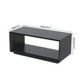 thumbnail image 4 of Wide Rectangular Coffee Table, coffee table modern, large coffee table, living room, 4 of 7