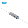 thumbnail image 3 of Unique Bargains 5W 0.62 Ohm 5% Carbon Film Resistor, Axial Lead Electronic Components Resistors, 20 Pack, 3 of 6