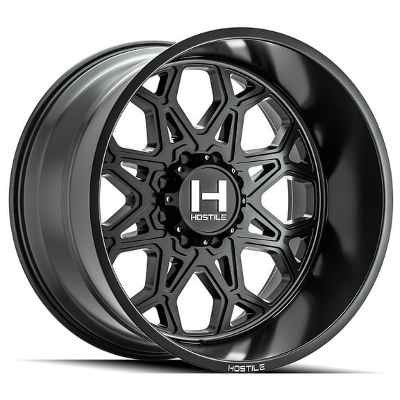 20x10 Hostile H132 Anvil Asphalt (Matte Black) Wheel 8x180 (-19mm)