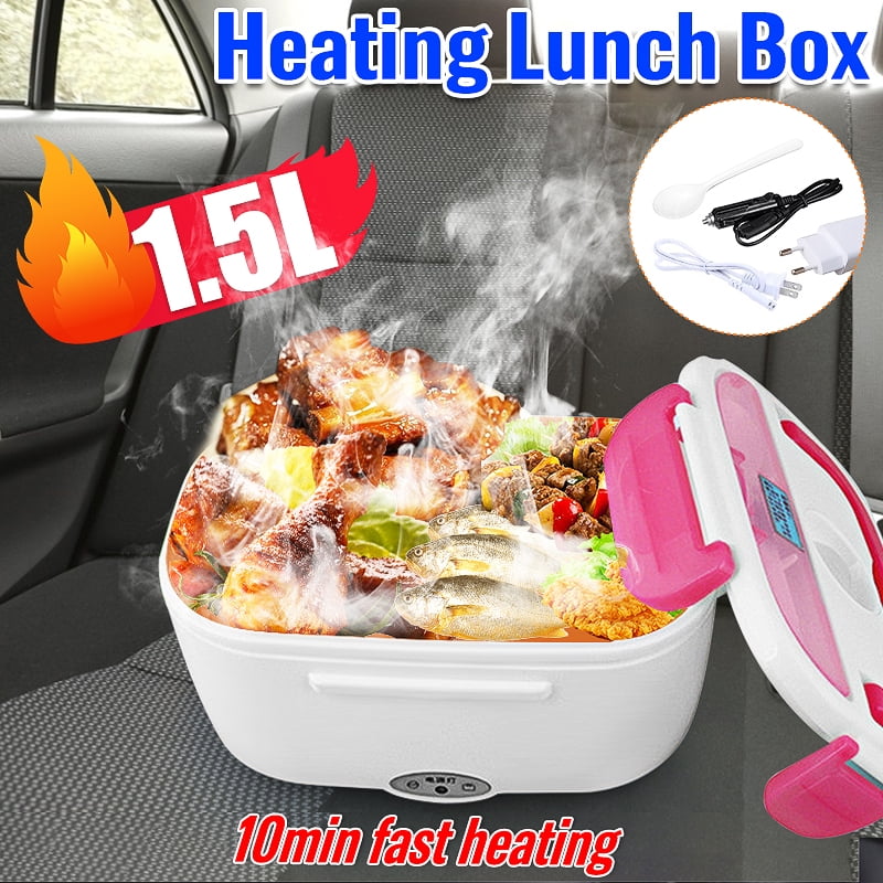 110V Electric Heating Insulation Box Multifunctional Electronic Heated Lunch Box 