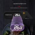 thumbnail image 2 of Termómetro Digital de Acero Inoxidable para Barbacoa, Comida, Carne, Lectura Instantánea, Cocina, Cocina, Termómetro Digital para Carne, Negro, 2 of 5