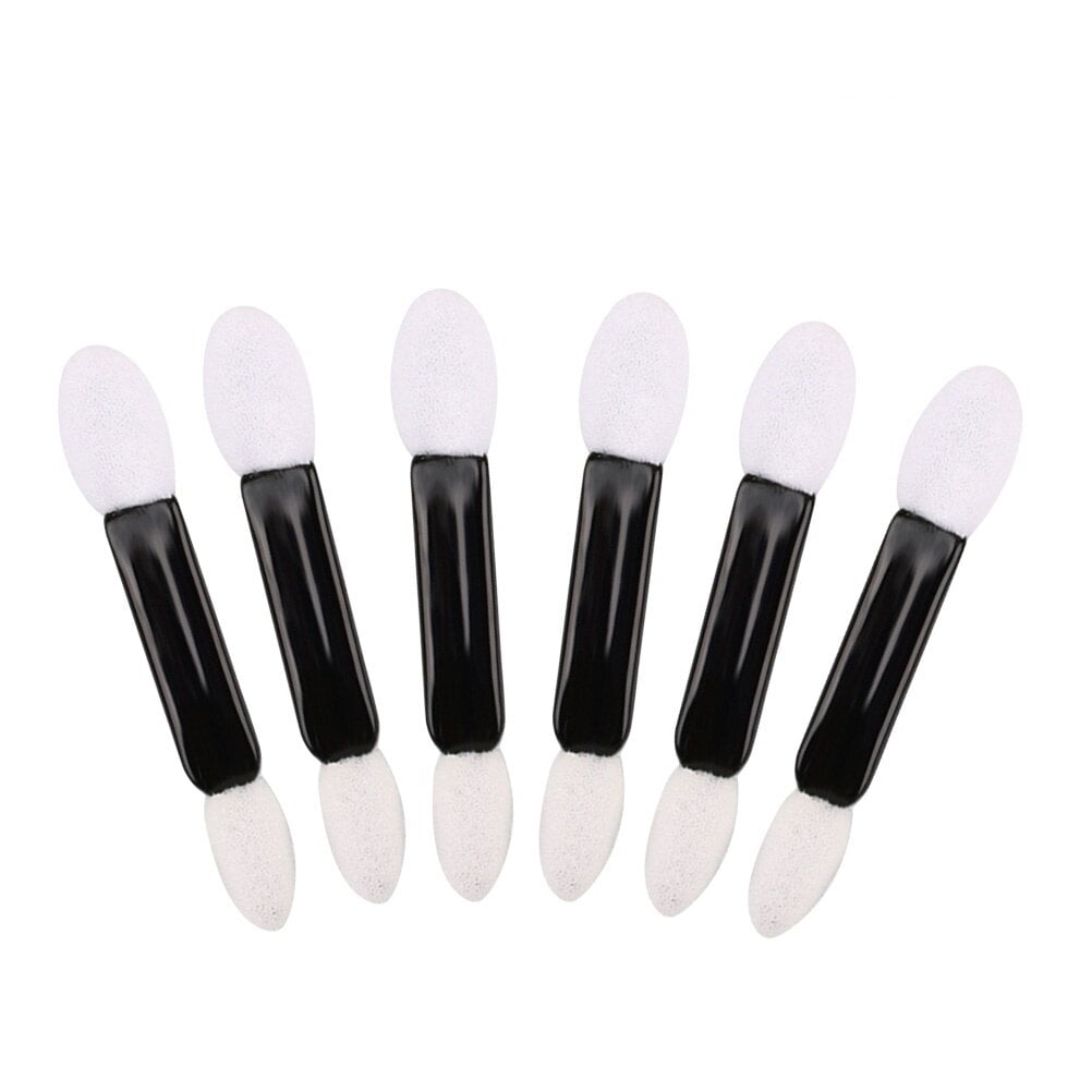 50pcs Disposable Doubleended Sponge Eyeshadow Brush Tipped Eye shadow