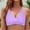 Purple, variant on Gufahion Bikini Top for Women Push Up Swimsuit Top, Women's V Neck Padded Bathing Suit Top, M