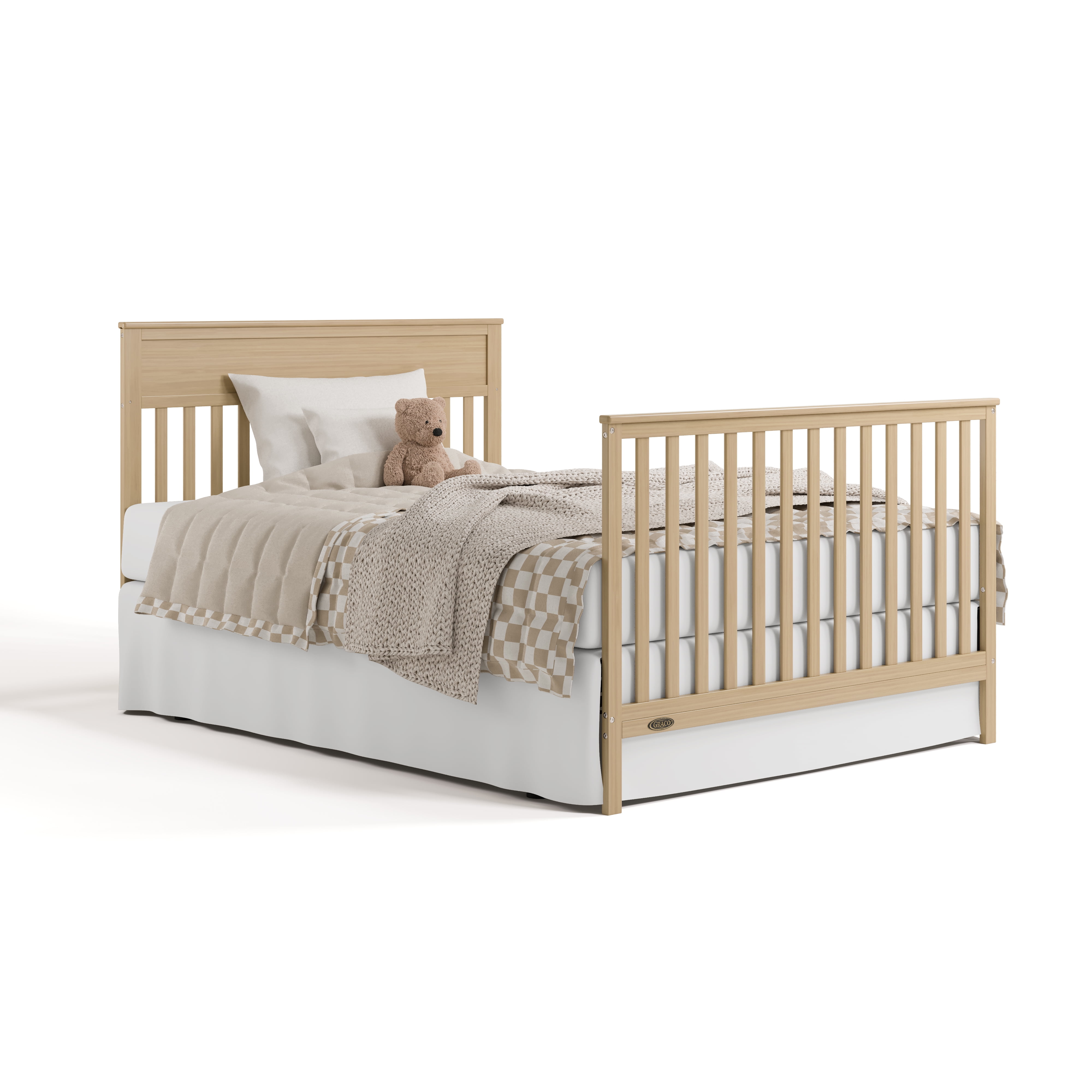 Graco Shiloh Convertible Baby Crib with Drawer, Driftwood