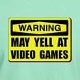 thumbnail image 3 of CafePress - Warning Yell At Video Games T Shirt - Men's Classic Graphic Cotton T-Shirt, 3 of 4