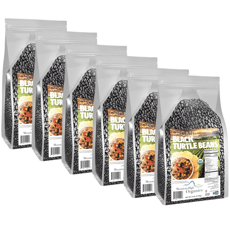 Organic Black Beans, 5 lb. (6 pack) - Mountain High Organics