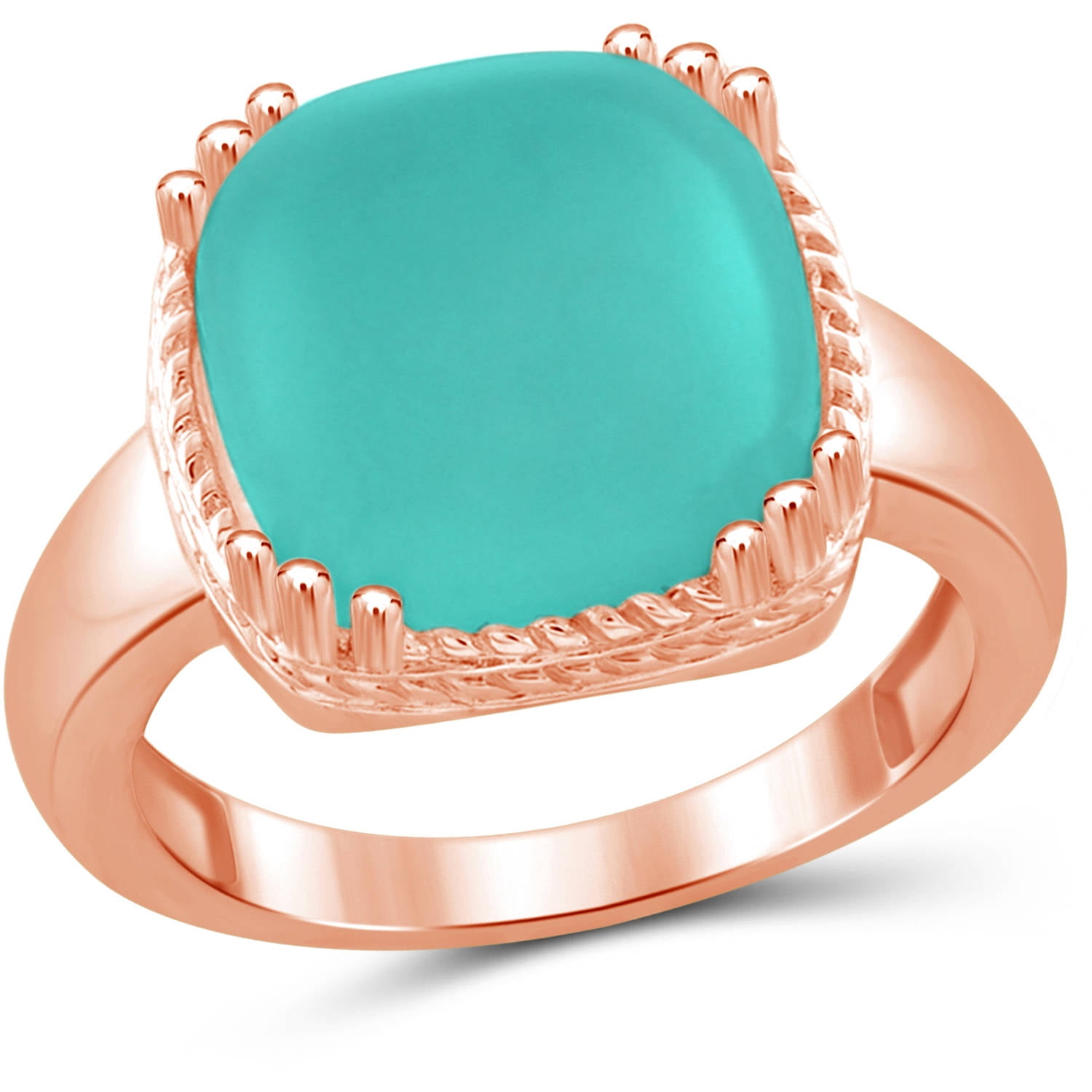 JewelersClub 6-3 4 Carat T.G.W. Chalcedony Rose Gold over Silver Fashion Ring by JewelersClub
