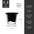 thumbnail image 4 of Viski 2-Piece Mountain Ice Mold with Whiskey Glass Set, Party Gifts for Men, 4 of 7