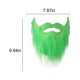 thumbnail image 3 of Barba Postiza para El Día de San Patricio, Decoración de Poliéster Verde, Cordón Retráctil Fácil de Usar, Accesorio para Disfraz de Fiesta, Accesorio Divertido para Fotomatón, Disfraz para Festival,, 3 of 7