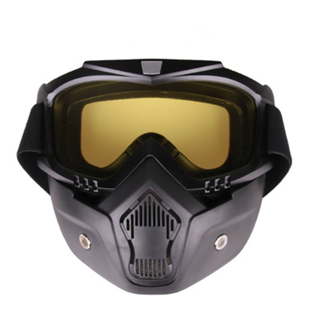 Grav opladning Eve Douhoow Adult Removable Winter Snow Sports Motorcycle Goggles Ski Snowboard  Snowmobile Glasses - Walmart.com