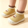 thumbnail image 4 of JAJAHO Baby Sock Shoes Toddler Walking Shoes Breathable Knit Soft Sole Non- Crib Shoes For Boys Girls 10M-3Y, 4 of 5