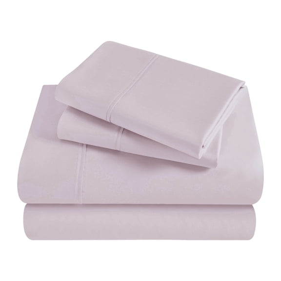 Superior Egyptian Cotton 300 Thread Count Deep Pocket Sheet Set, Twin, Lilac