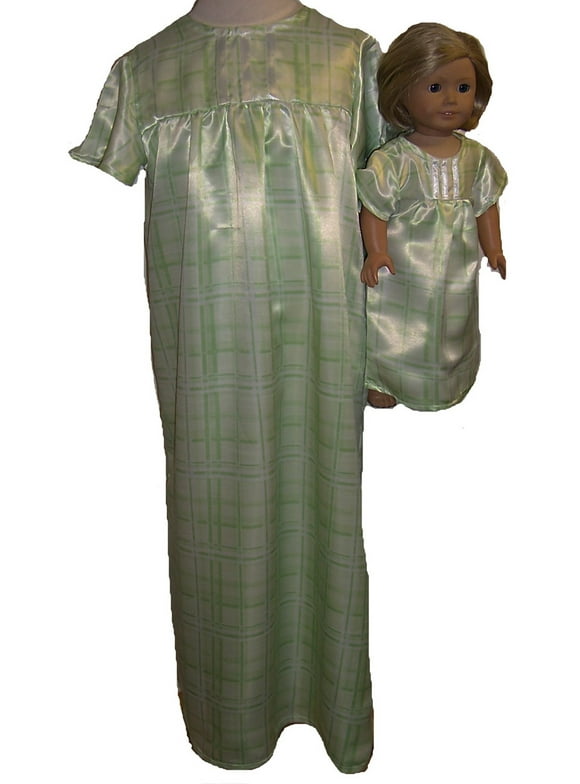 Matching Girl And Doll Nightgown Set