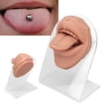 thumbnail image 4 of Soft Silicone Human Tongue Model for Jewelry Display, 4 of 7